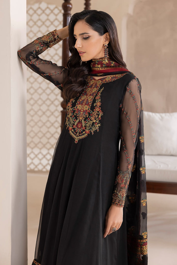 Baroque | Formals | EMBROIDERED CHIFFON UF-417 - House of Ayeza