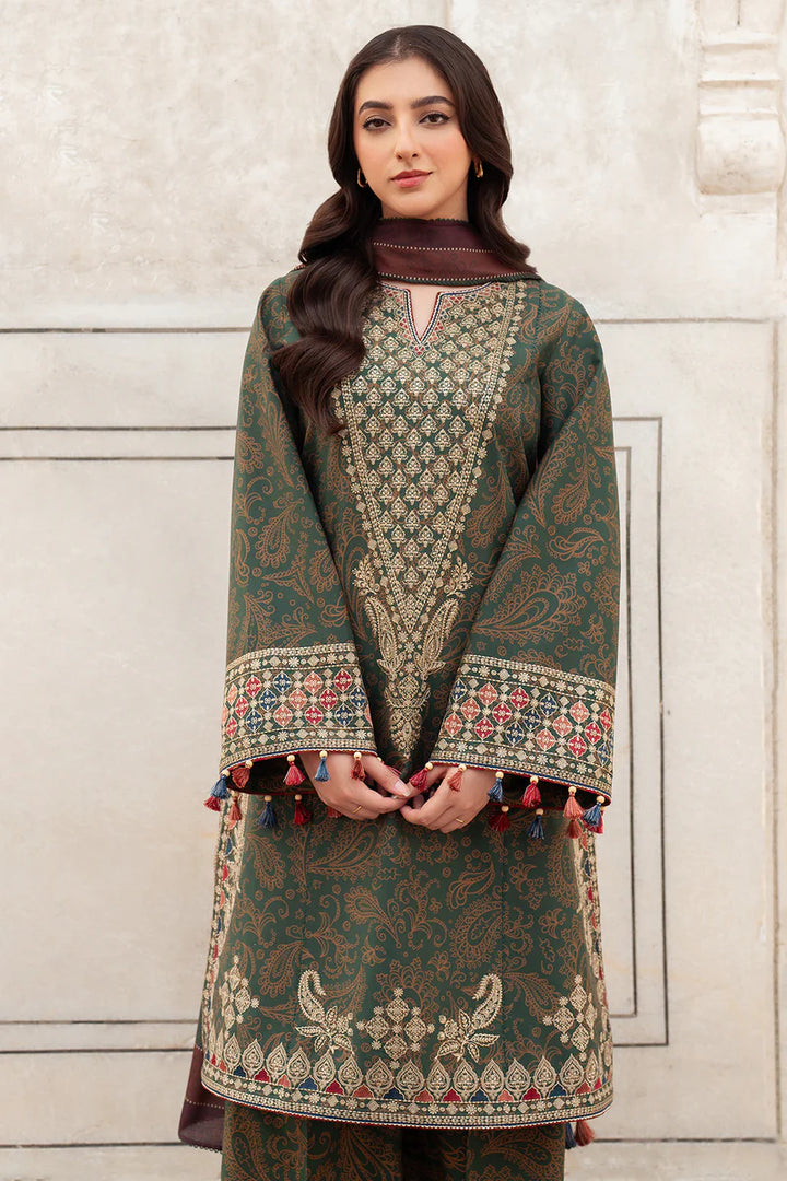 Jazmin | Delia Fall Winter 24 | EMBROIDERED PREMIUM VISCOSE DW'24 D4 - House of Ayeza