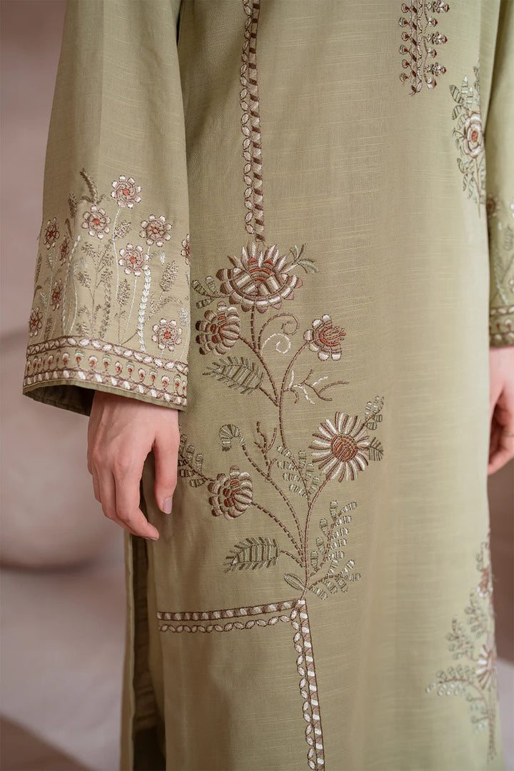 Iznik | Exclusive Winter | UE-359 Embroidered Khaddar - House of Ayeza