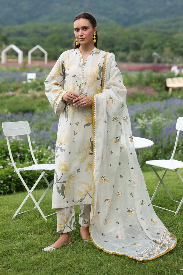 Baroque | Stitched 25 | DIGITAL PRINTED LAWN UF-4235 - House of Ayeza