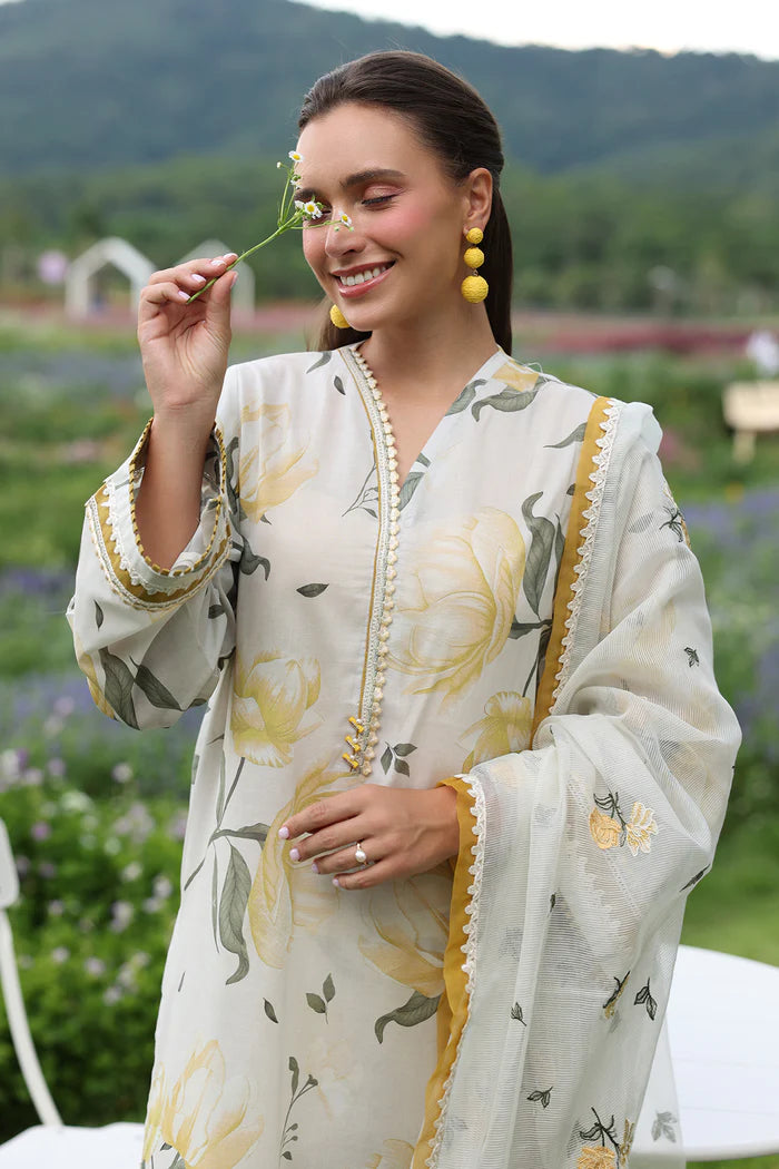 Baroque | Stitched 25 | DIGITAL PRINTED LAWN UF-4235 - House of Ayeza