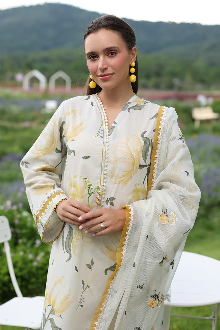 Baroque | Stitched 25 | DIGITAL PRINTED LAWN UF-4235 - House of Ayeza