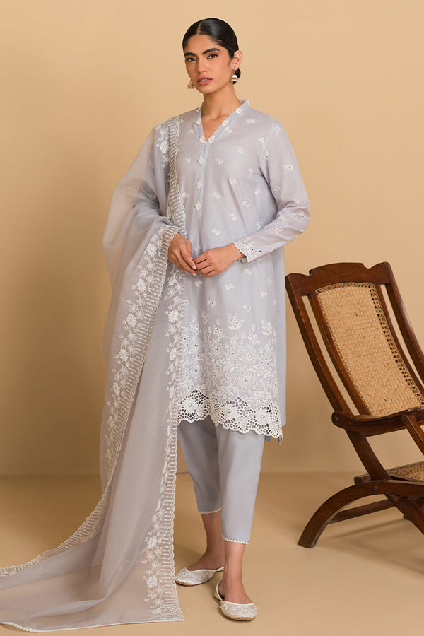 Cross Stitch | Chikankari Lawn | CELESTIAL BREEZE