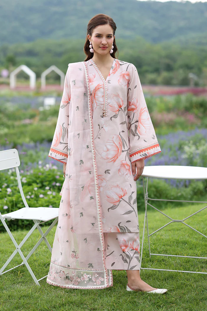 Baroque | Stitched 25 | DIGITAL PRINTED LAWN UF-4236 - House of Ayeza