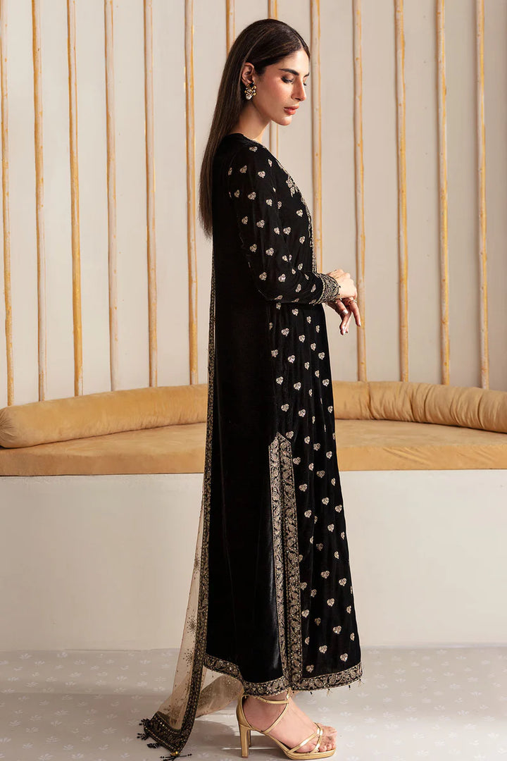 Jazmin | Embroidered Velvet Formal | VF-2014 - House of Ayeza