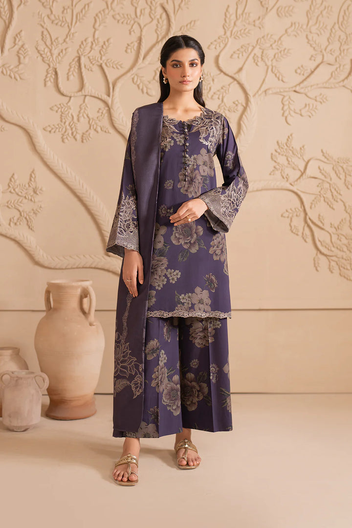 Iznik | Exclusive Winter | UE-338 Printed Viscose - House of Ayeza