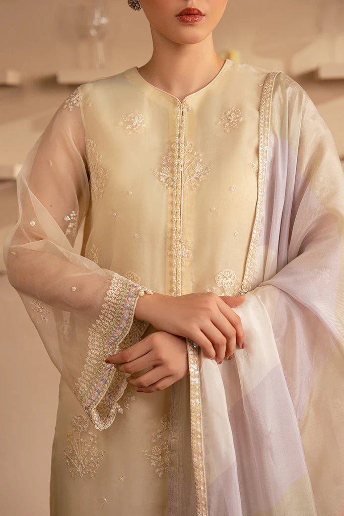 Cross Stitch | Luxury Pret | SERENE DREAM-2 PC (SHIRT & DUPATTA) - House of Ayeza