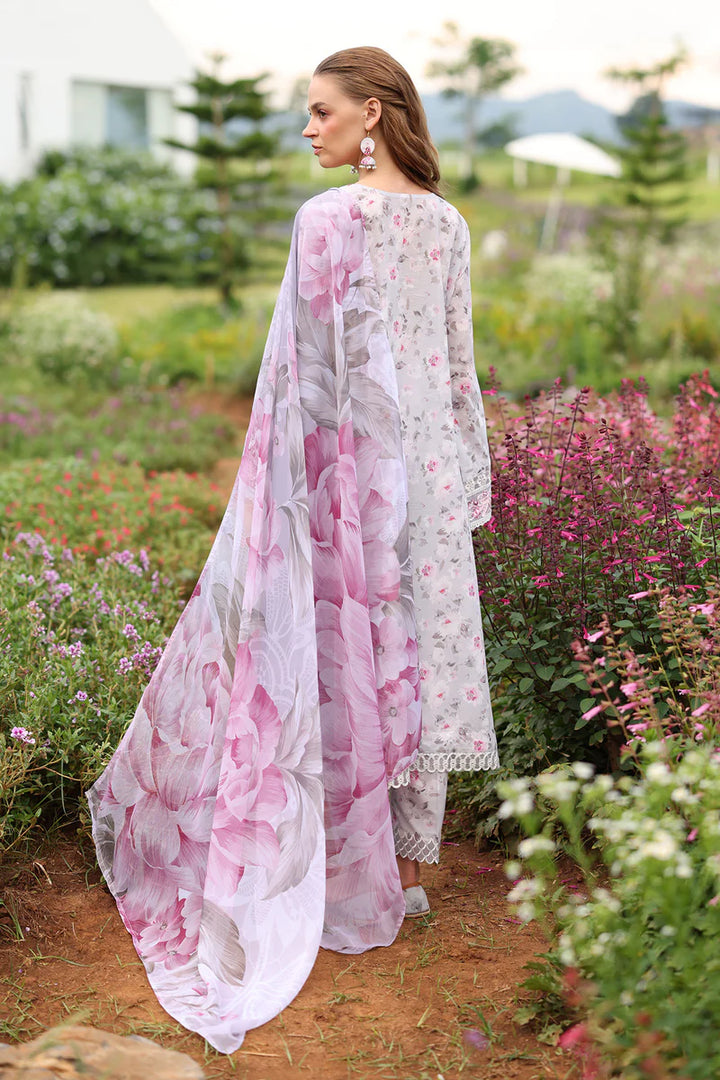 Baroque | Stitched 25 | EMBROIDERED PRINTED LAWN UF-4238 - House of Ayeza