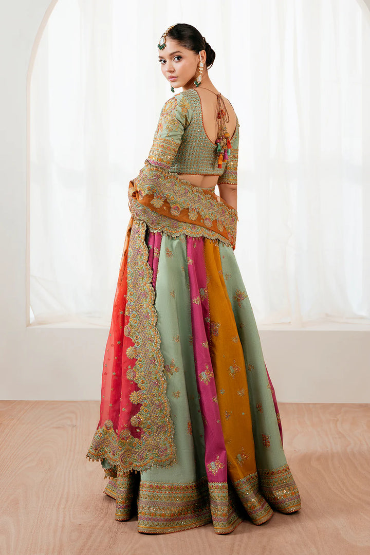 Baroque | EMBROIDERED SILK UF-4036 - House of Ayeza