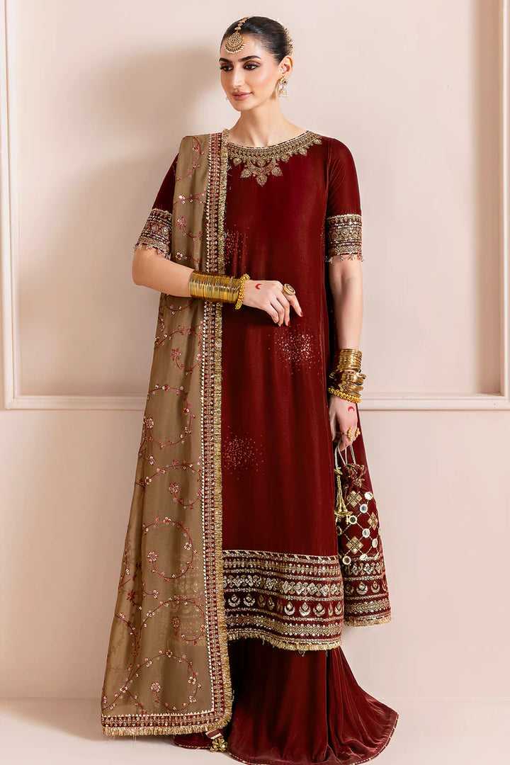 Jazmin | Chandani Velvet Formals '25 | Embroidered Velvet Formal CVF D-13 - House of Ayeza