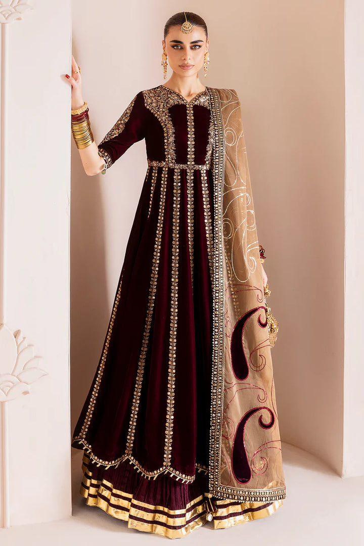 Jazmin | Chandani Velvet Formals '25 | Embroidered Velvet Formal CVF D-12 - House of Ayeza