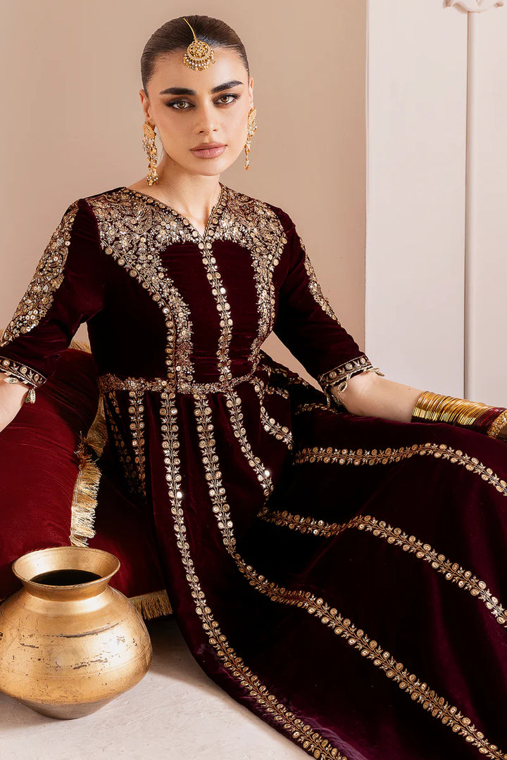 Jazmin | Chandani Velvet Formals '25 | Embroidered Velvet Formal CVF D-12 - House of Ayeza