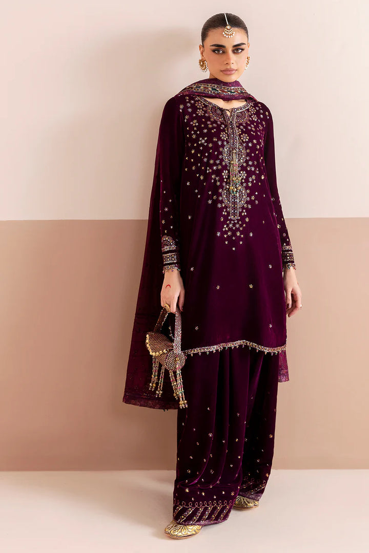 Jazmin | Chandani Velvet Formals '25 | Embroidered Velvet Formal CVF D-05 - House of Ayeza