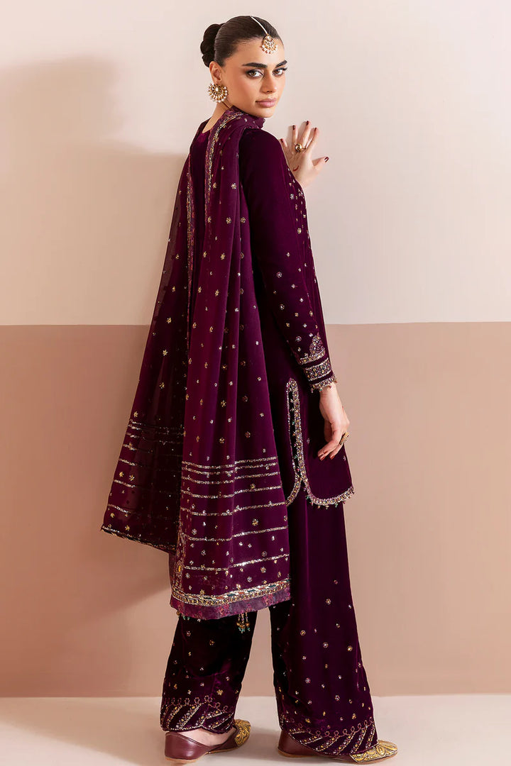 Jazmin | Chandani Velvet Formals '25 | Embroidered Velvet Formal CVF D-05 - House of Ayeza