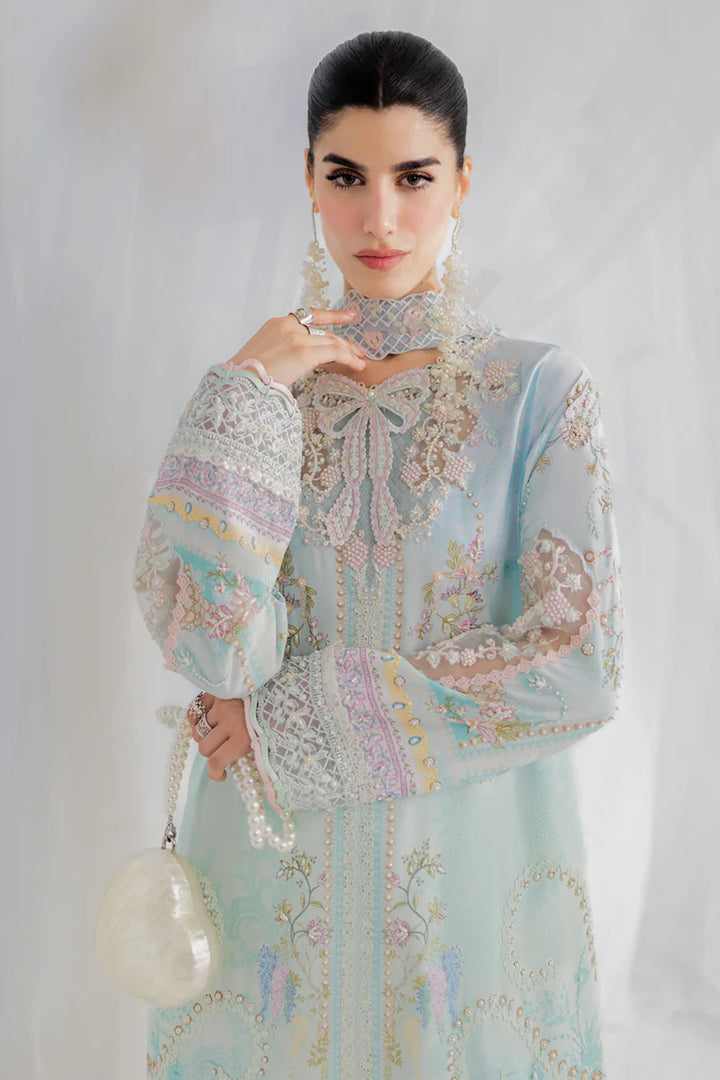 Qalamkar | Luxe Silk 2025 | LK-01 KEEVA - House of Ayeza