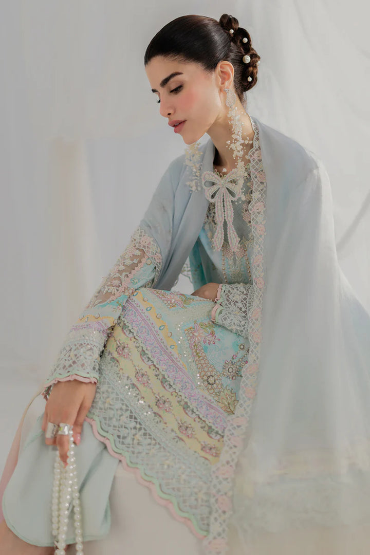Qalamkar | Luxe Silk 2025 | LK-01 KEEVA - House of Ayeza