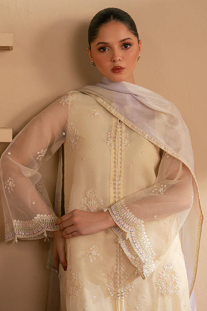 Cross Stitch | Luxury Pret | SERENE DREAM-2 PC (SHIRT & DUPATTA) - House of Ayeza