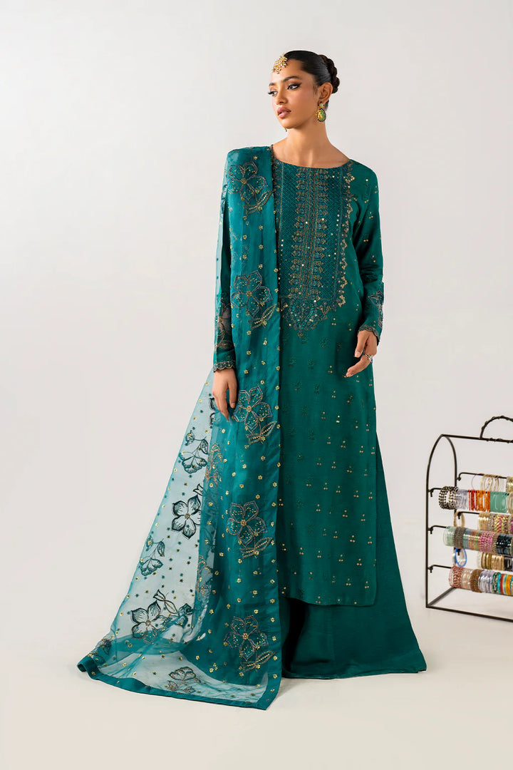 Iznik | Luxe Rawsilk | IRS-20 Embroidered Rawsilk - House of Ayeza