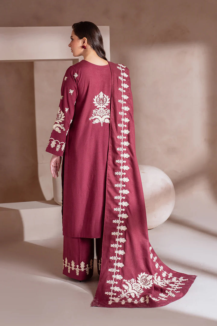 Iznik | Exclusive Winter | UE-362 Embroidered Khaddar - House of Ayeza