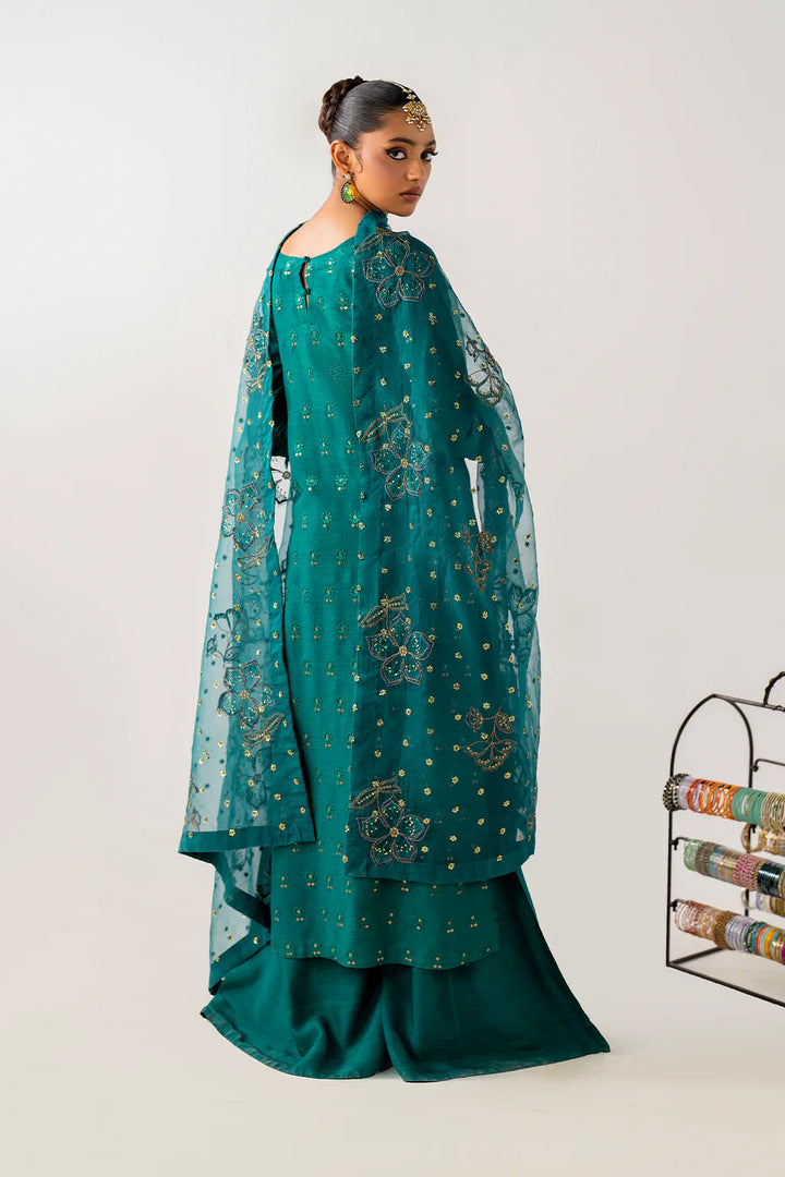 Iznik | Luxe Rawsilk | IRS-20 Embroidered Rawsilk - House of Ayeza