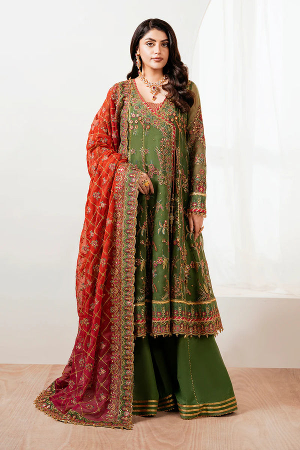 Baroque | EMBROIDERED CHIFFON SF-4037 - House of Ayeza