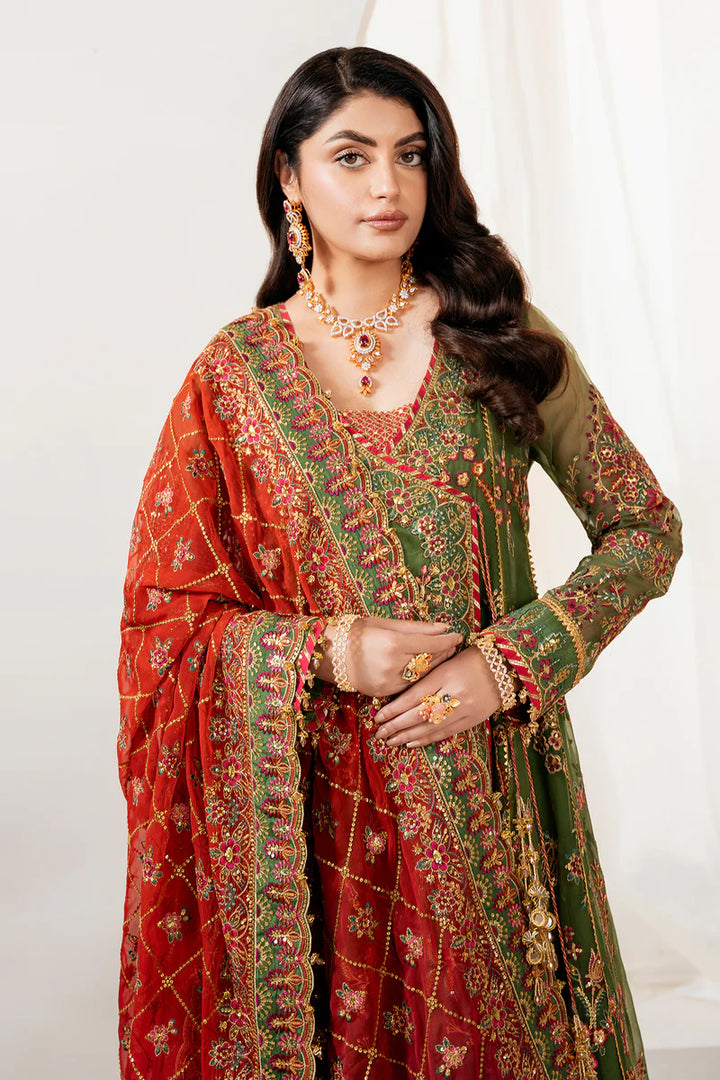 Baroque | EMBROIDERED CHIFFON SF-4037 - House of Ayeza