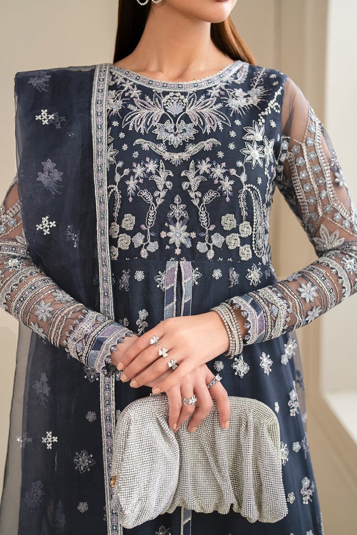 Baroque | Formals | EMBROIDERED NET UF-621 - House of Ayeza