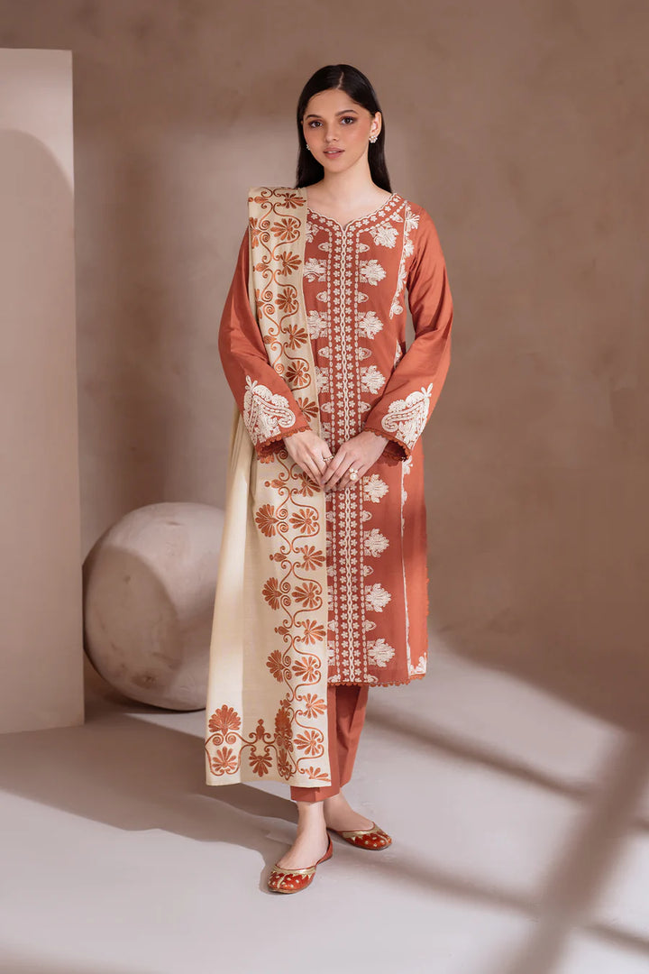 Iznik | Exclusive Winter | UE-368 Embroidered Khaddar - House of Ayeza