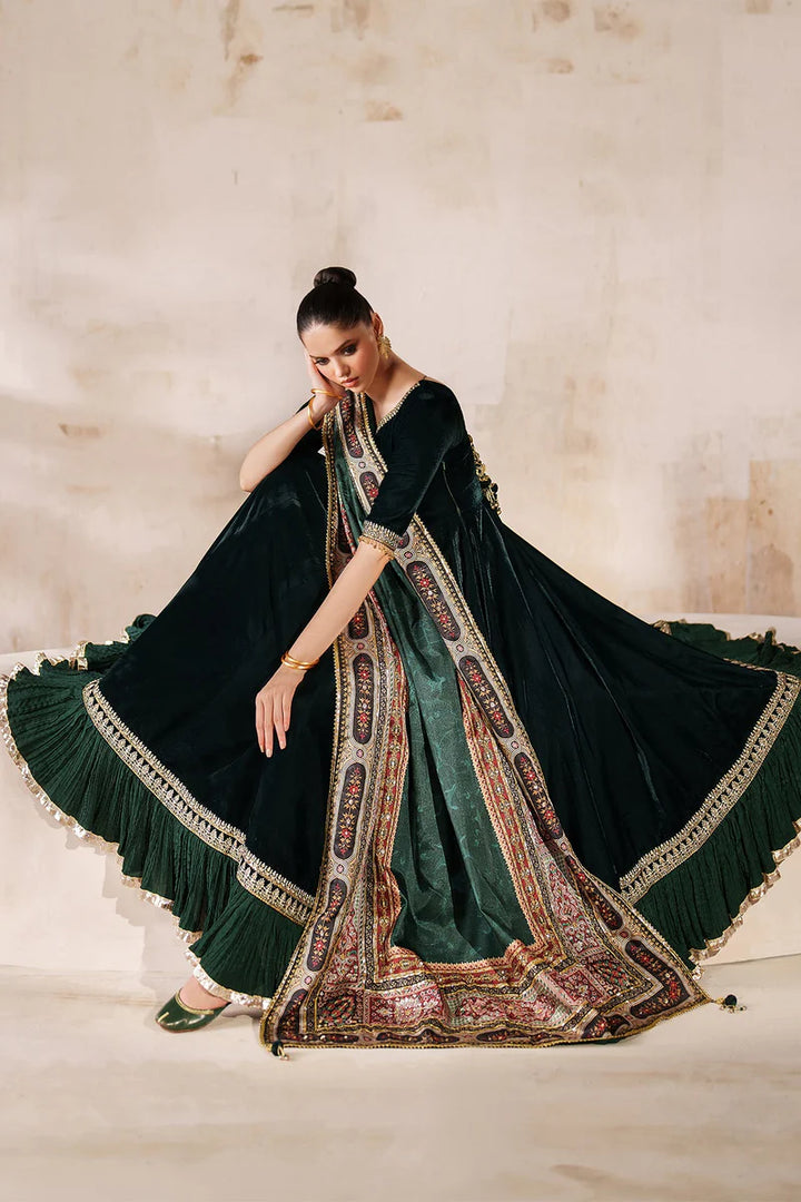 Baroque | Ready To Wear | EMBROIDERED VELVET PR-1208 - House of Ayeza