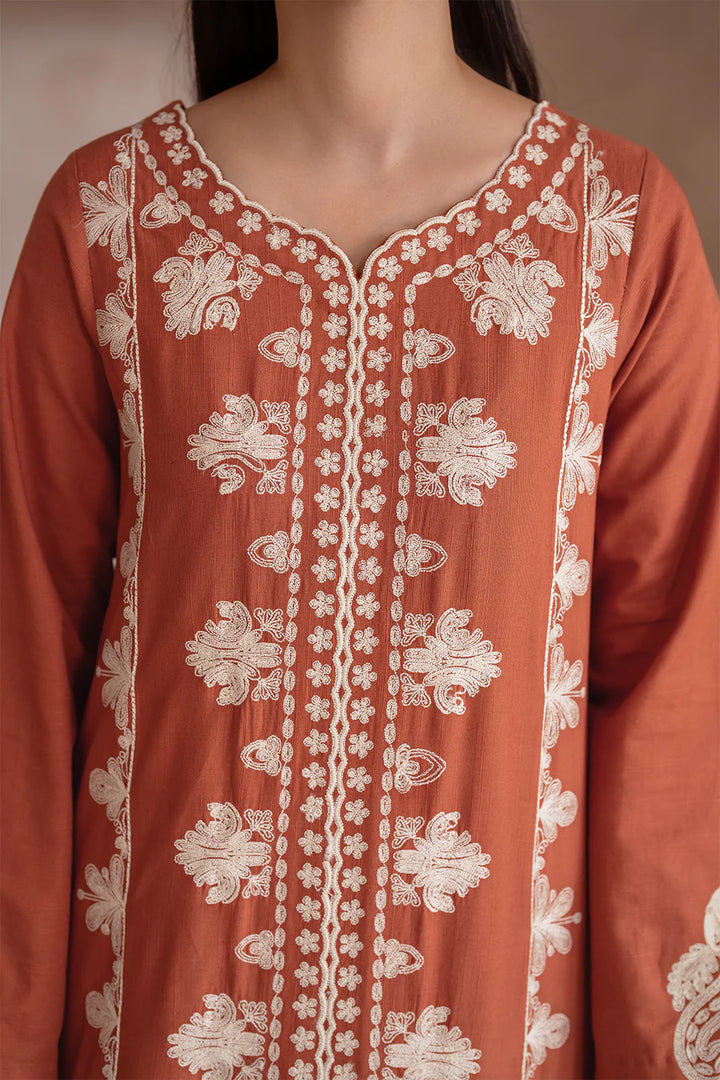 Iznik | Exclusive Winter | UE-368 Embroidered Khaddar - House of Ayeza