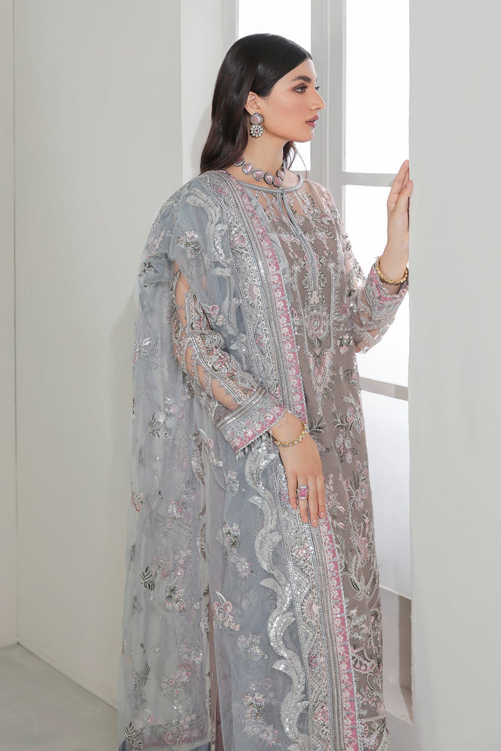 Baroque | Formals | EMBROIDERED NET UF-184 - House of Ayeza