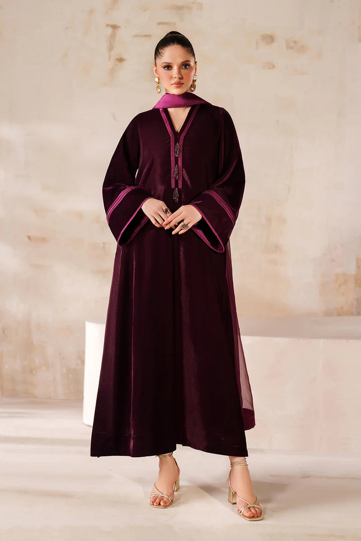 Baroque | Ensembles | SOLID VELVET SUIT EN-1215 - House of Ayeza