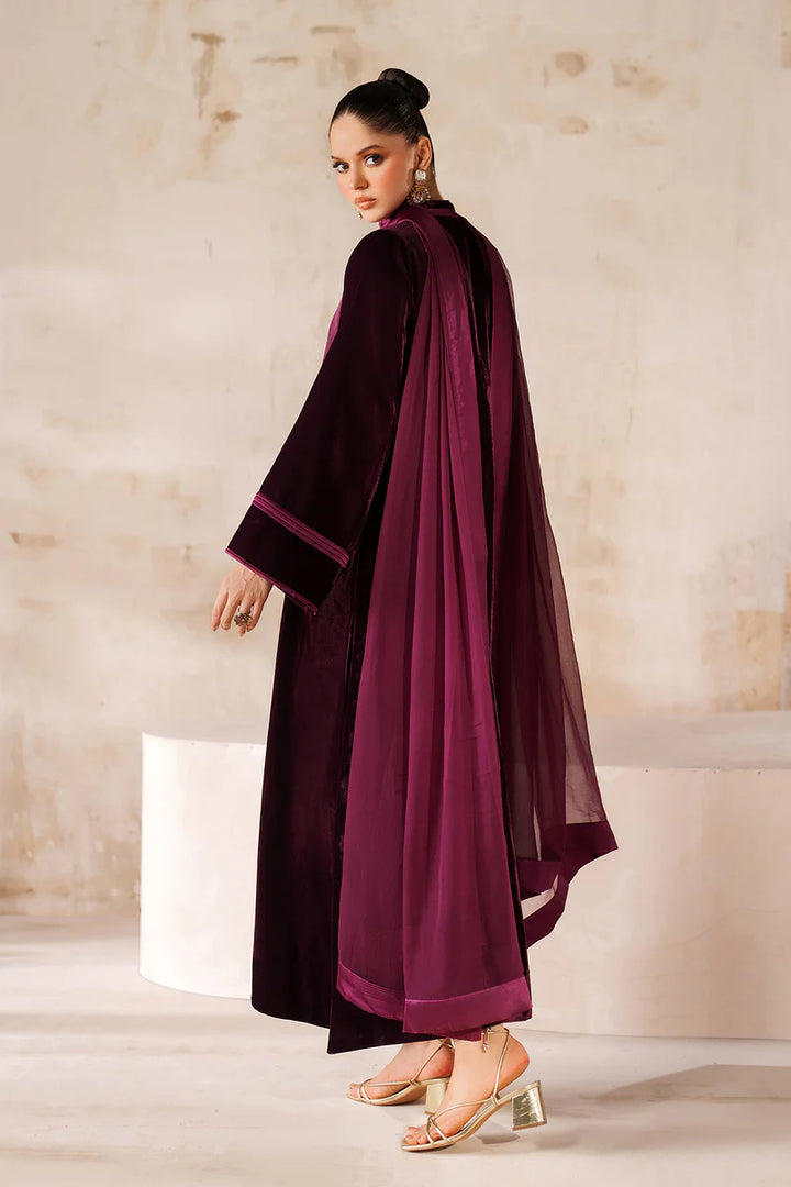 Baroque | Ensembles | SOLID VELVET SUIT EN-1215 - House of Ayeza