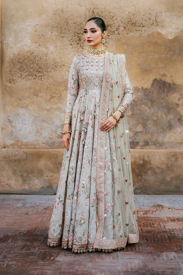 Iznik | UE-313 Embroidered Raw Silk