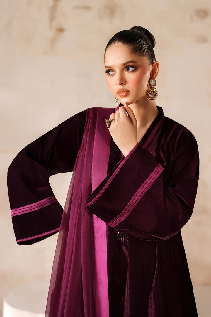 Baroque | Ensembles | SOLID VELVET SUIT EN-1215 - House of Ayeza