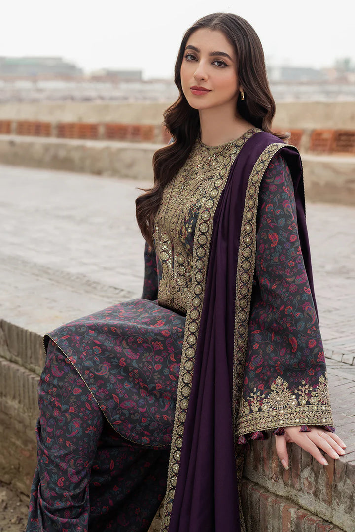 Jazmin | Delia Fall Winter 24 | EMBROIDERED PREMIUM VISCOSE DW'24 D6 - House of Ayeza