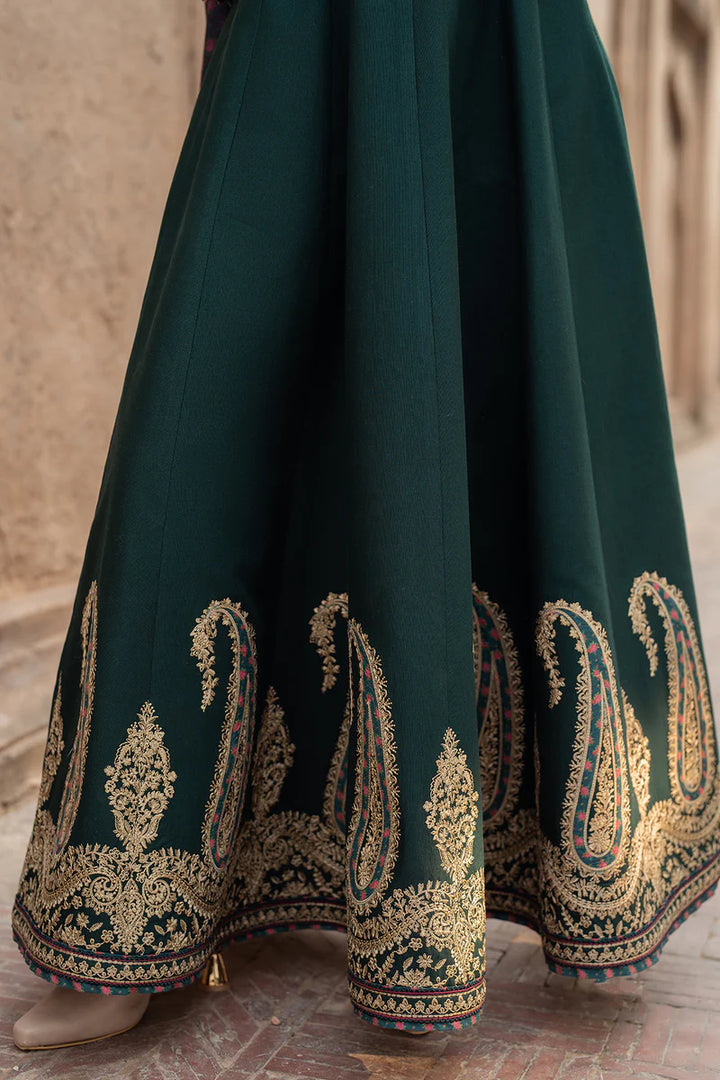 Jazmin | Delia Fall Winter 24 | EMBROIDERED SLUB KHADDAR DW'24 D7 - House of Ayeza