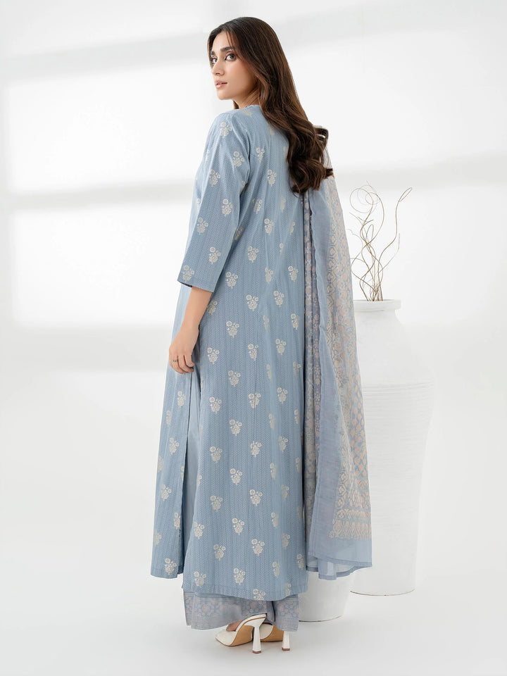 Limelight | Winter Pret | 3 Piece Satin Suit-Embroidered - House of Ayeza