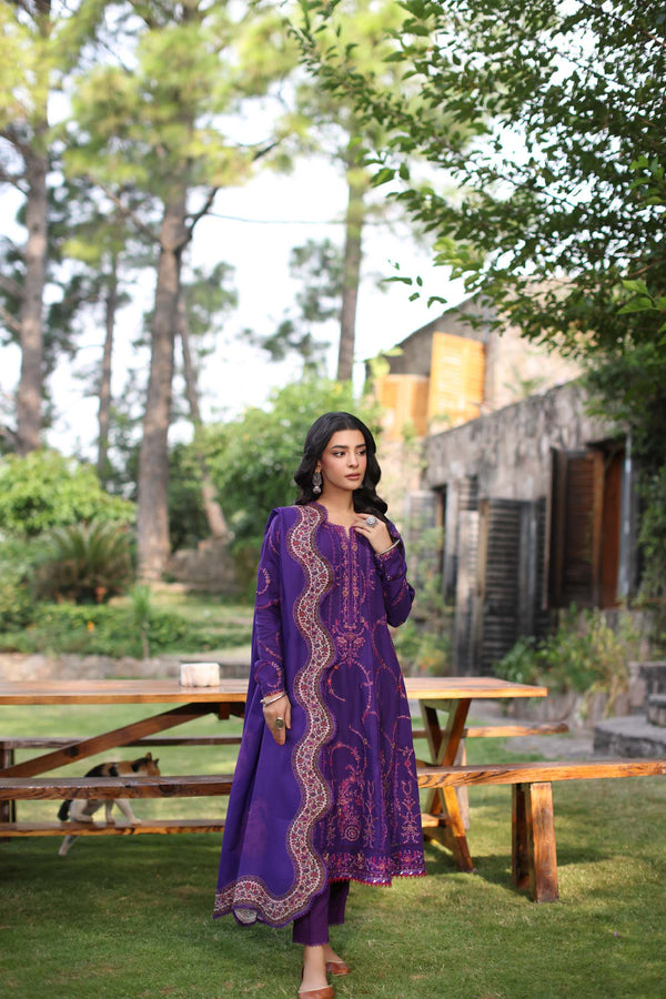 Saadia Asad | Winter Shawl 2024 Suzaankari | D6 - House of Ayeza