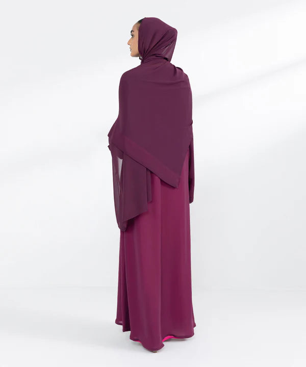 Sapphire | Reversible Abaya Set - House of Ayeza