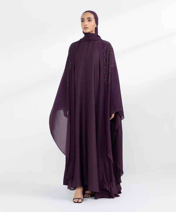 Sapphire | Embellished Abaya Set