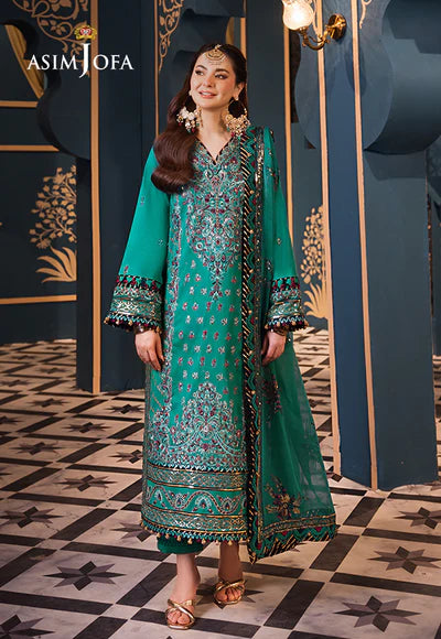 Asim Jofa | Uraan | EMBROIDERED LAWN 3 PCS | AJFI-20 - House of Ayeza