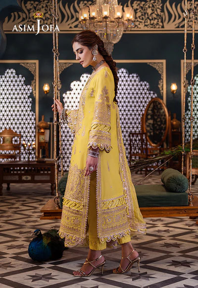 Asim Jofa | Uraan | EMBROIDERED LAWN 3 PCS | AJFI-29 - House of Ayeza