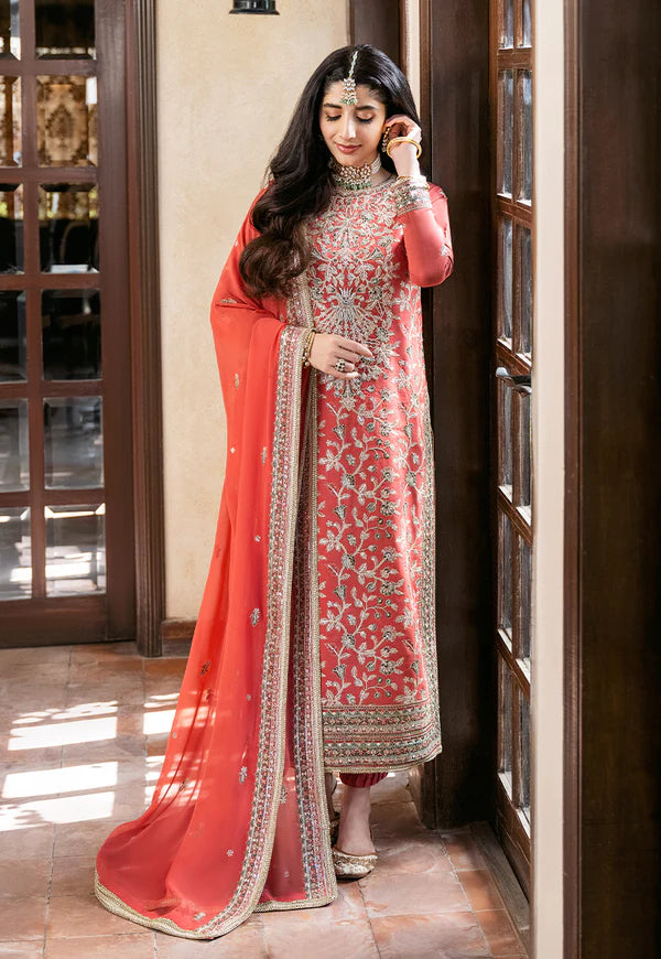 Asim Jofa | AJKM-12 EMBROIDERED SILK 3 PCS