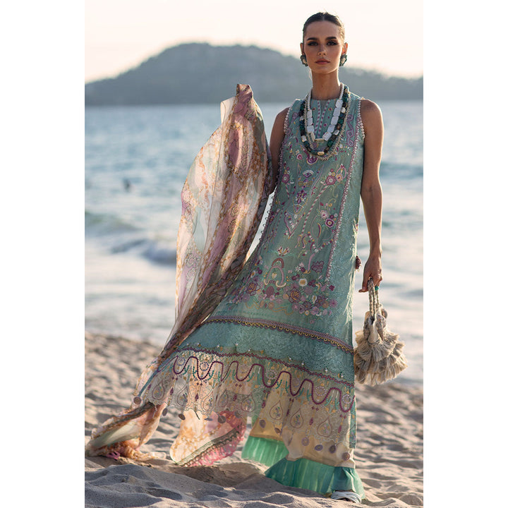 Ansab Jahangir | Zoha Luxury Lawn '23 | LL23-09 MAGNOLIA - House of Faiza