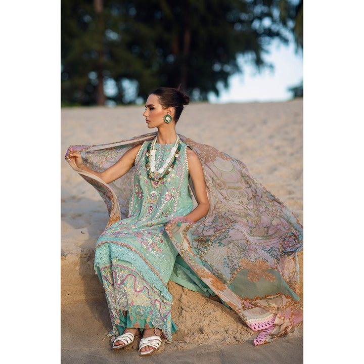 Ansab Jahangir | Zoha Luxury Lawn '23 | LL23-09 MAGNOLIA - House of Faiza