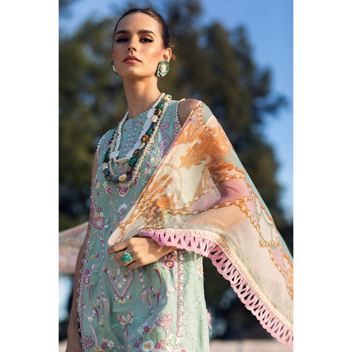 Ansab Jahangir | Zoha Luxury Lawn '23 | LL23-09 MAGNOLIA - House of Faiza