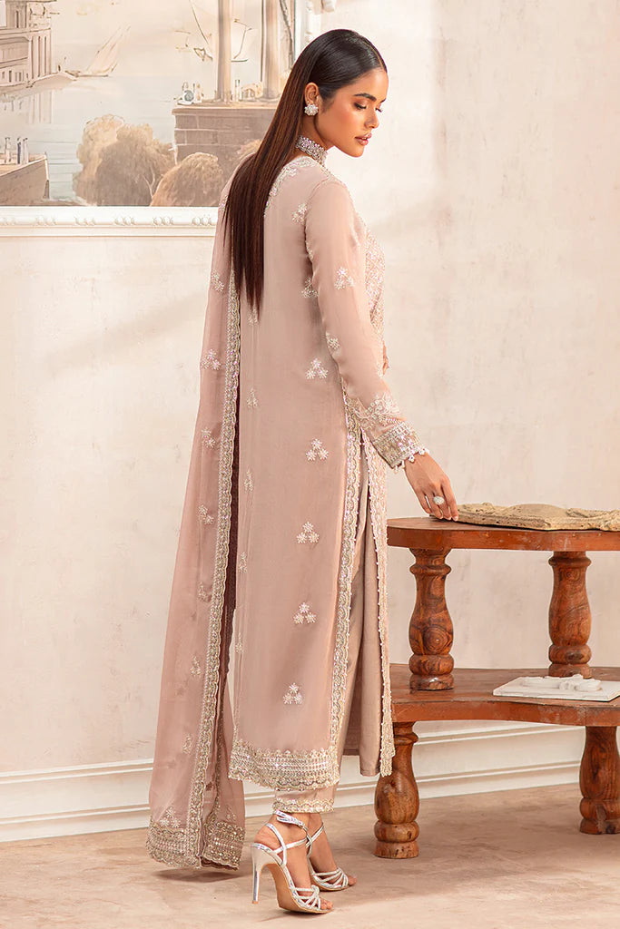 Cross Stitch | ROSEWOOD-3 PIECE CHIFFON | EMBROIDERED SUIT