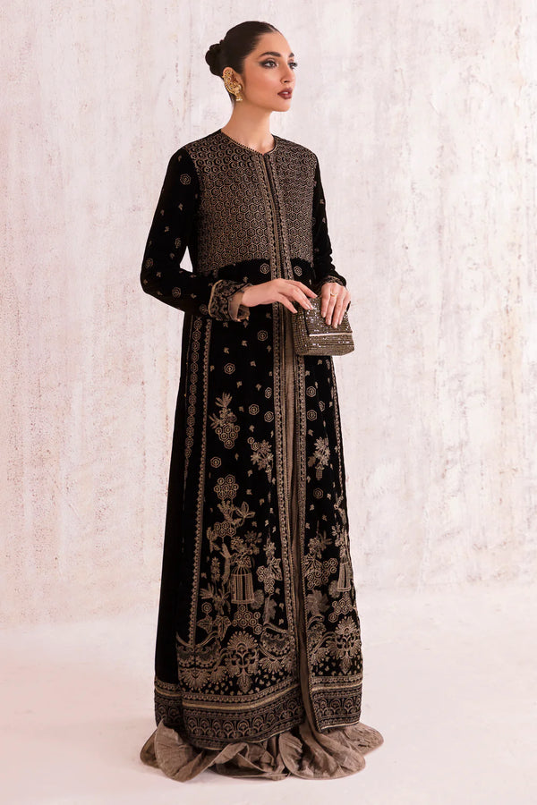 Jazmin | Velvet | Embroidered Velvet Formal VF-2001 - House of Ayeza