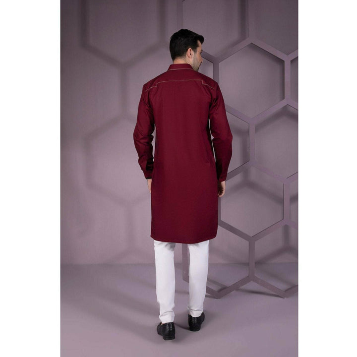 Sapphire | Men's Kurta | 2 Piece | Berry Bang - House of Faiza